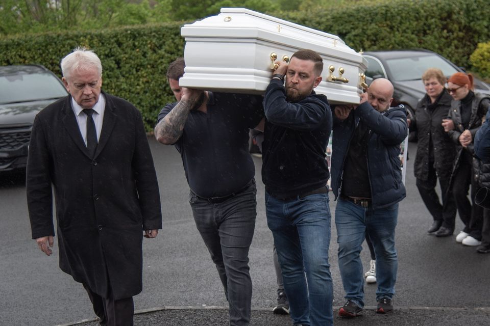 The funeral of Kamile Vaicikonyte took place in Aughnacloy today.