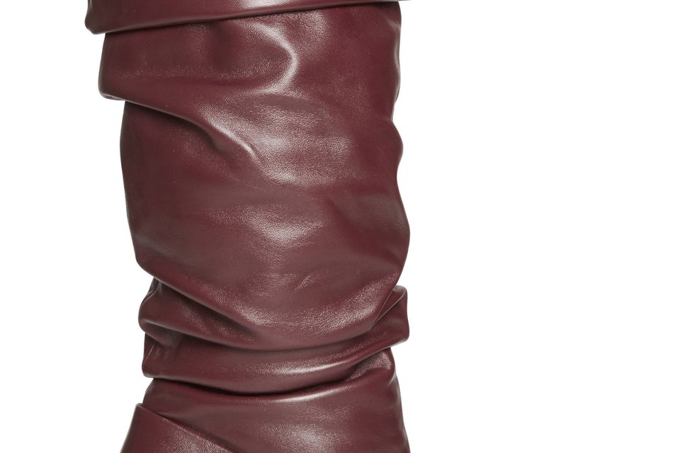 Burgundy boots, €140 at M&S