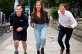 thumbnail: Karl Henry, Operation Transformation fitness guru; Roz Purcell, bestselling cookery author; and Gerry Hussey, mental health expert, at the launch of Ireland's Fittest Company with Eversheds Sutherland at The National Concert Hall.
Photo: Tony Gavin