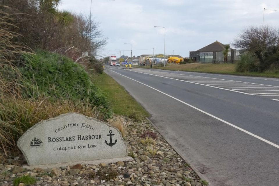 Entrance to Rosslare Harbour