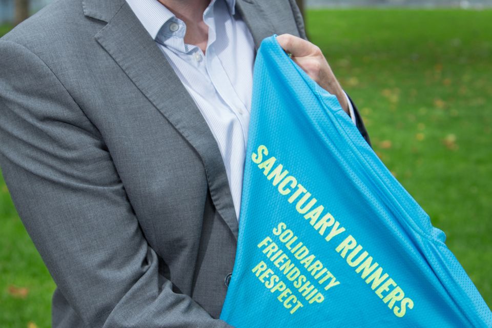 Founder: Graham Clifford of Sanctuary Runners. Picture by Owen Breslin