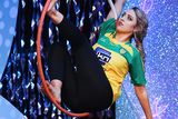thumbnail: Donegal Rose Amy Callaghan performing on an Aerial Hoop at the Rose of Tralee International Festival in Tralee Co Kerry. 
Pic Steve Humphreys
21st August 2017