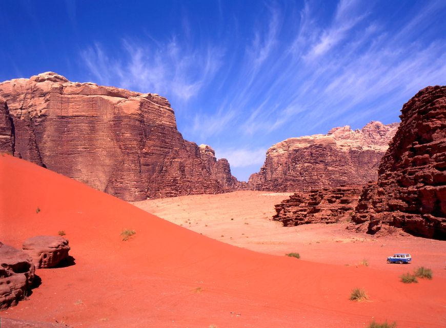Wadi Rum in Jordan. PA Photo/thinkstockphotos.