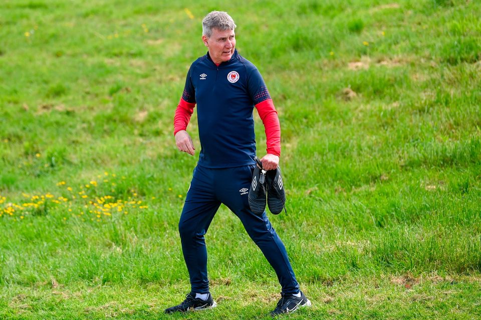Newly-appointed manager Stephen Kenny arrives for a St Patrick's Athletic training session at Sport Ireland Campus in Abbotstown, Dublin. Photo: Stephen McCarthy/Sportsfile