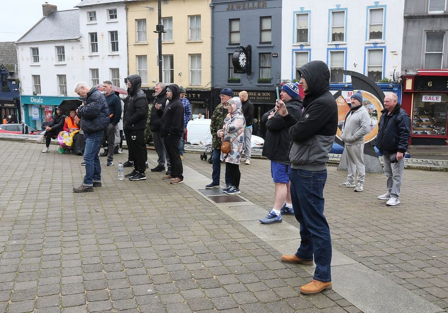 Immigrant protest in Market Square.