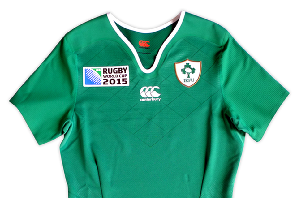 Ireland's 2015 Rugby World Cup jersey