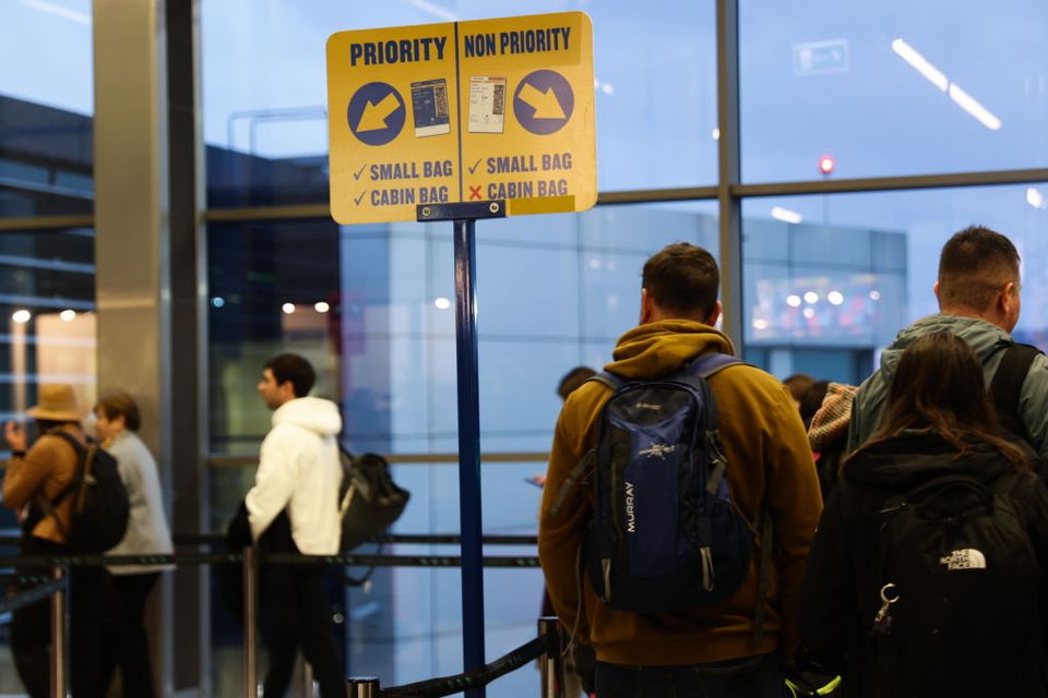 Ryanair passengers boarding in Krakow. Photo: Getty