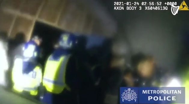 Bodycam footage shows police storming massive rave in London | Irish ...