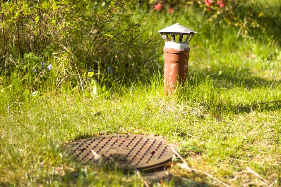 The septic tank is about 150 yards from the house in a field. Photo: Getty