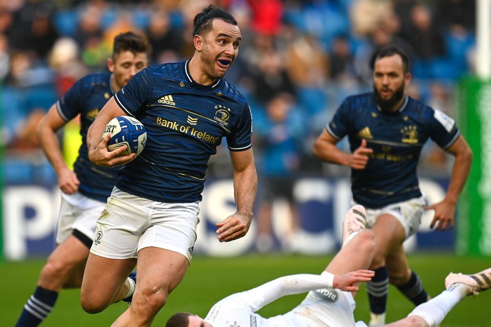 James Lowe and Leinster were in scintillating form against Racing 92 in the Champions Cup last week