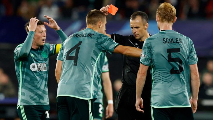 Celtic have two sent off in opening Champions League defeat to Feyenoord |  Independent.ie