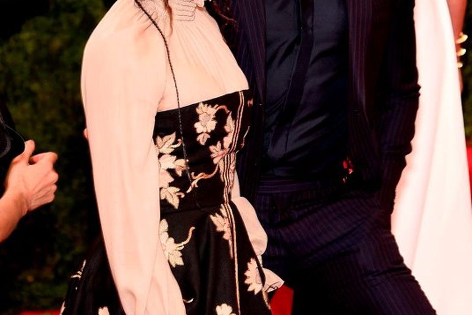 Lisa Bonet (L) and Lenny Kravitz attend the "China: Through The Looking Glass" Costume Institute Benefit Gala at the Metropolitan Museum of Art on May 4, 2015 in New York City.  (Photo by Dimitrios Kambouris/Getty Images)