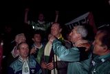 thumbnail: 15 November 1989; Republic of Ireland manager Jack Charlton celebrates with, from left, kit man Charlie O'Leary, Noel King, physio Mick Byrne and Dr. Bob O'Driscoll qualification for the World Cup after the FIFA World Cup Qualifying match between Matla and Republic of Ireland at the Ta'Qali Stadium in Valetta, Malta. Photo by Ray McManus/Sportsfile