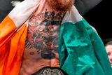 thumbnail: Conor McGregor celebrates after defeating Chad Mendes in the Second Round of their Interim UFC Featherweight Championship Title bout. Photo: Esther Lin / SPORTSFILE