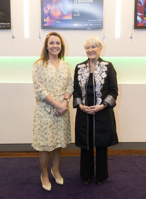 At the Wexford Festival Opera Green Night were Ann Marie Dalton and Claudine Murphy. Photograph: Patrick Browne