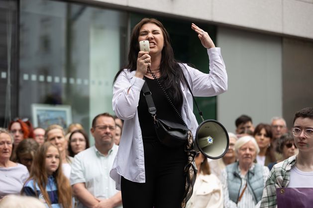 ‘So many other victims like me’ – Natasha O’Brien addresses supporters as thousands protest over attacker’s suspended sentence