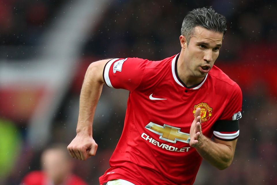 Robin van Persie scored 10 goals in 27 Premier League appearances for Manchester United in the 2014-15 season