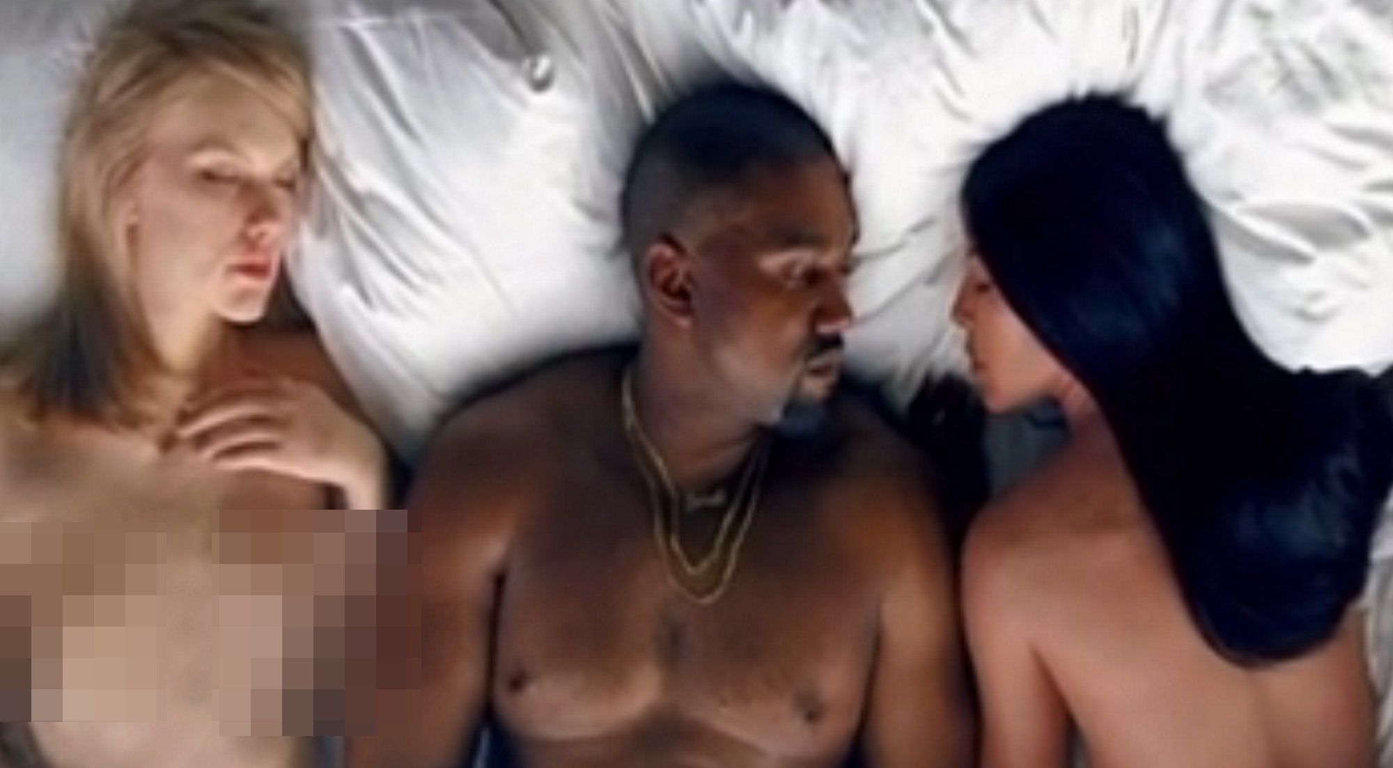 Kanye West drops NSFW video for Famous featuring a naked Taylor Swift  look-a-like | Irish Independent