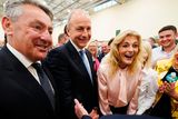 thumbnail: Tanaiste and party leader Micheal Martin (centre) with Billy Kelleher (left) and Cynthia Ni Mhurchu at Nemo Rangers GAA club in Cork