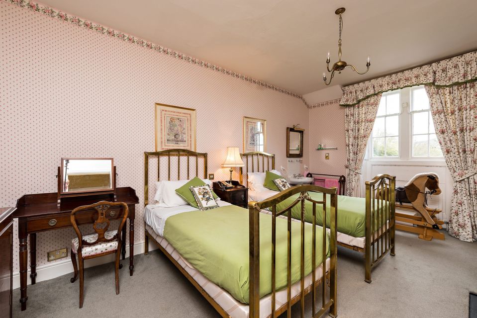 One of Glendalough House's bedrooms