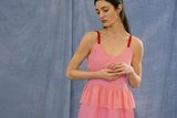 thumbnail: 'Ballet' dress in pink linen