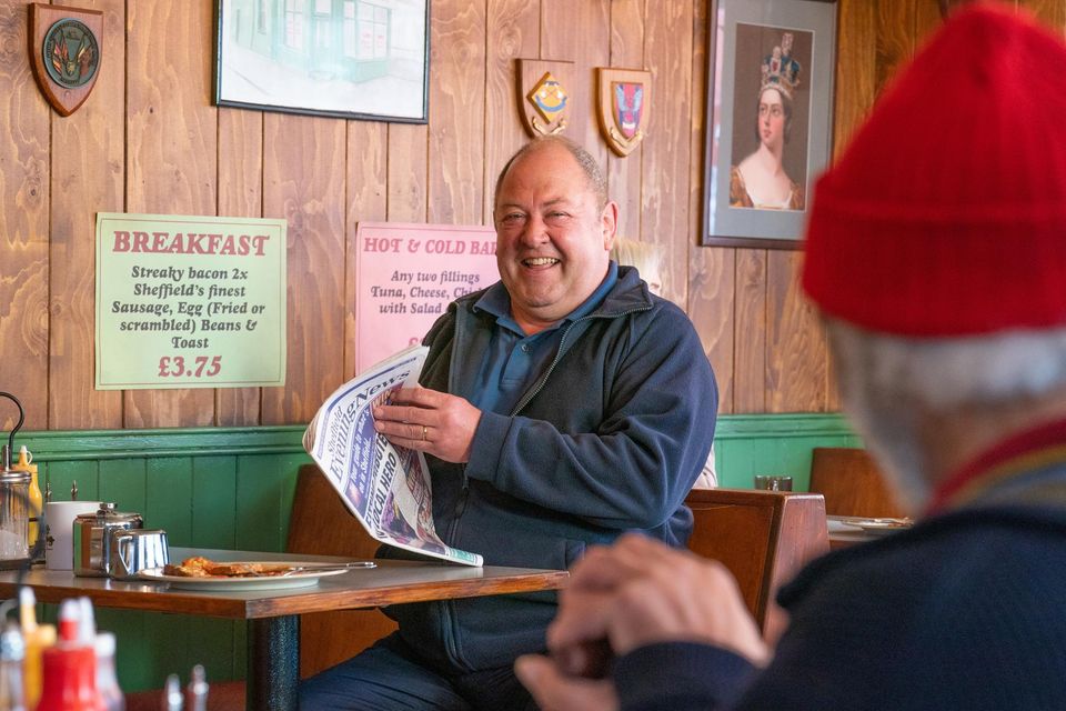 Mark Addy returns as Dave. Photo by Ben Blackall via Disney+