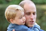 thumbnail: Prince George of Cambridge with Prince William, Duke of Cambridge at a children's party for Military families during the Royal Tour of Canada on September 29, 2016 in Victoria, Canada
