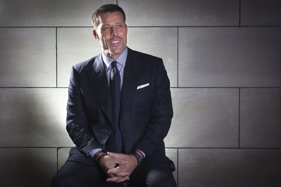 Author and motivational speaker Tony Robbins. Photo: Carlo Allegri for The Washington Post via Getty