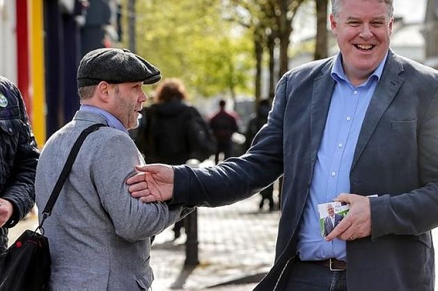 Ciaran Mullooly on the campaign trail: ‘I don’t think Ireland is full’
