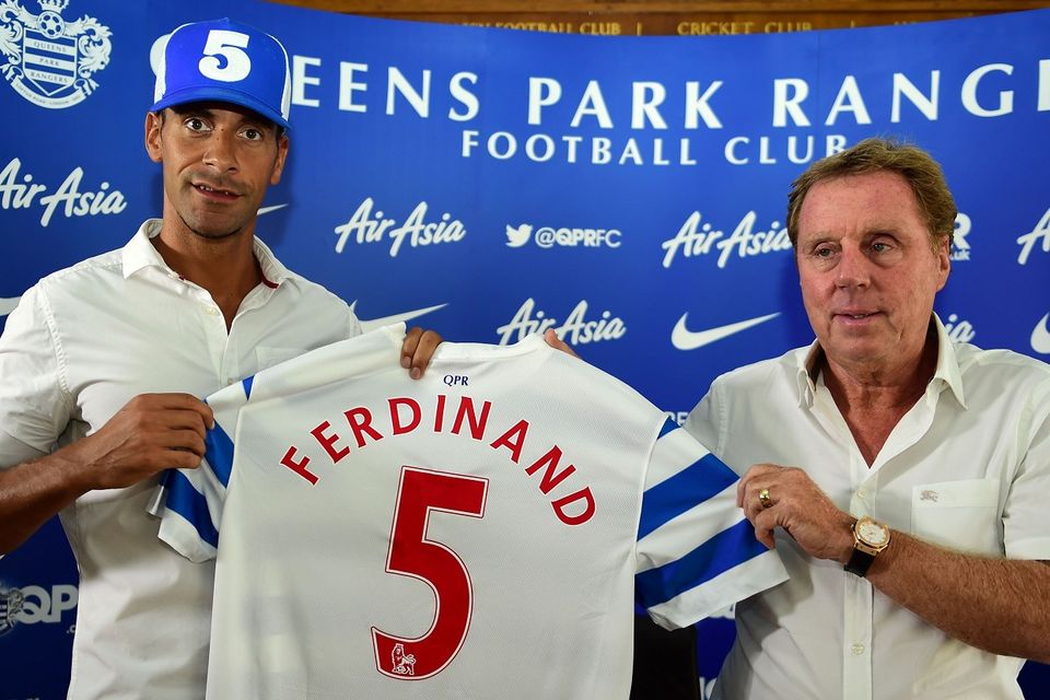 Rio Ferdinand, left, said he was ready to retire before being offered a contract with QPR