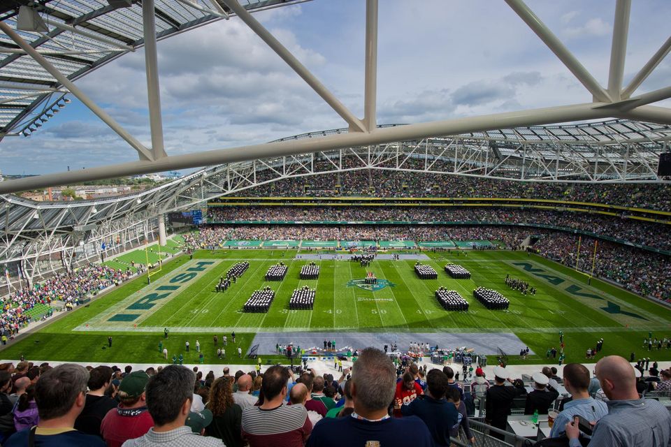 The Aer Lingus College Football Classic at the Aviva Stadium