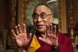 thumbnail: The Dalai Lama gestures during an interview at his residence in Dharmsala, northern India (AP)