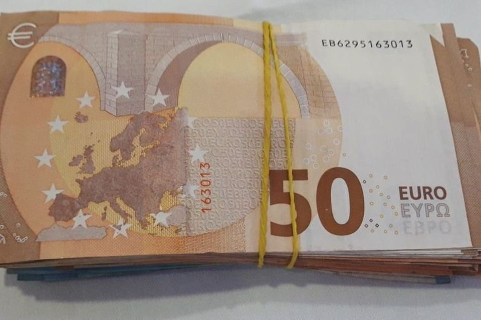 €50 notes were seized.
