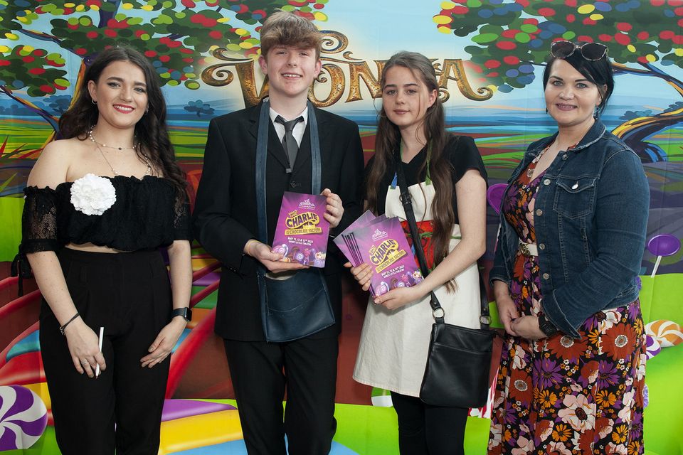 K-Lau Murray, James Luff, Nessa Last and Deborah Terry Brogan working hard during the show.