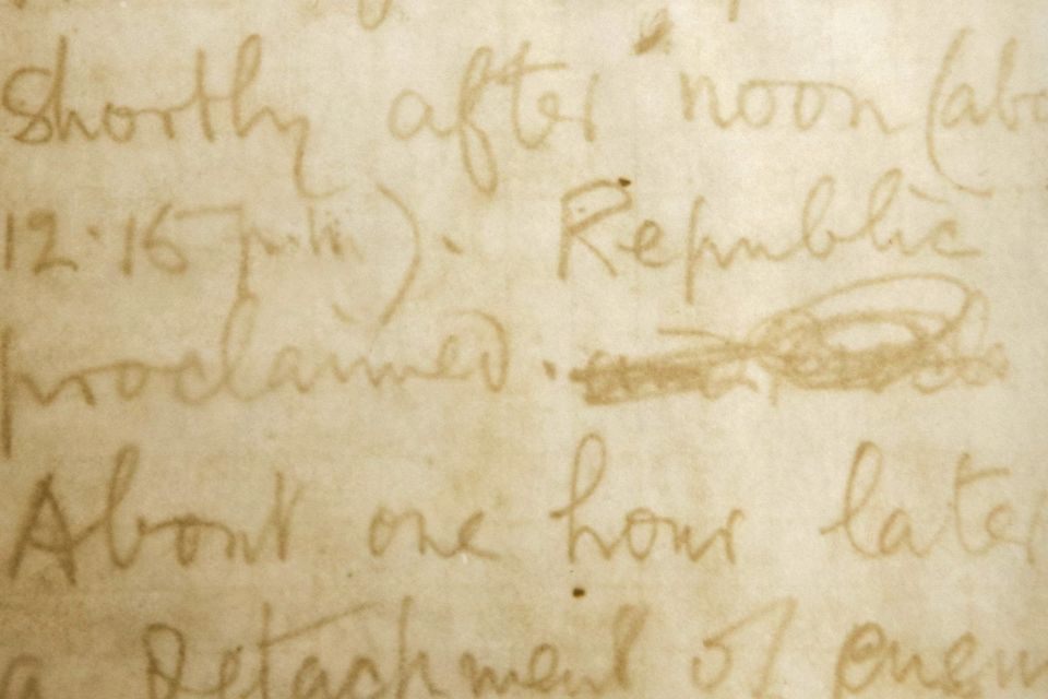 Copy of Diary (Field Message Book) of Joseph Plunkett covering the Rising.