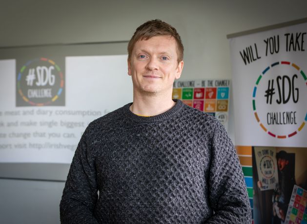 Sligo town’s Nick Doran played a key role in honouring President Michael D. Higgins at the recent Irish Development Education Association (IDEA) Annual Conference in Dublin,