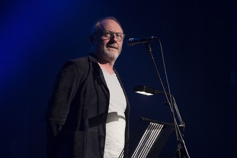 23/4/19 Liam Cunningham at the Rock Against Homelessness concert in aid of Focus Ireland at the Olympia Theatre. Picture: Arthur Carron