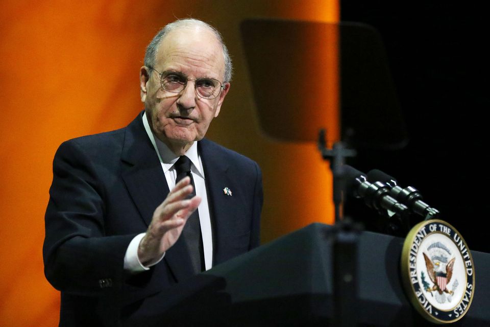 Former US Senator George Mitchell Picture: Gerry Mooney