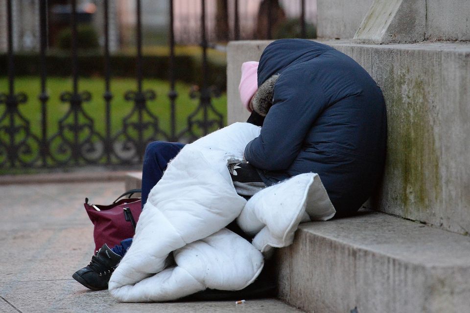 The number of families in homeless accommodation has surged in the last 10 years. Photo: PA