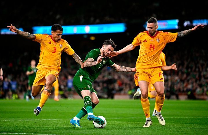 Ireland v North Macedonia – Scoreless at half-time as two Troy Parrott attempts ruled offside