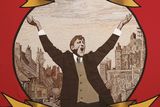 thumbnail: Jim Larkin in one of the tapestries