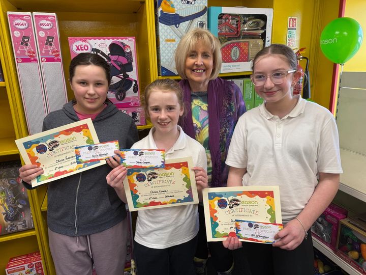 Wexford students enter the swing of rock and roll with Eason’s book token competition