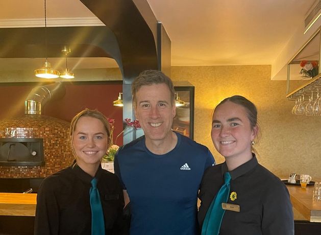 Strictly Come Dancing star Anton du Beke charmed staff and fellow guests when he stayed overnight at the Imperial Hotel in Dundalk last week.