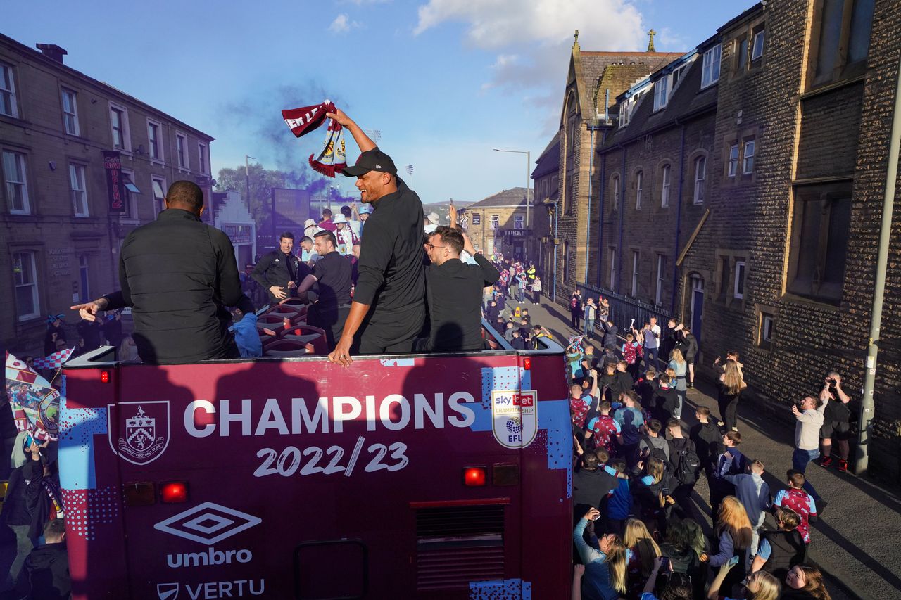 Vincent Kompany's Burnley win 2022/23 Sky Bet Championship title at rivals  Blackburn