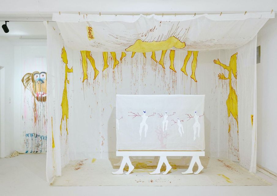 The work of Delaine Le Bas in Vienna (Turner Prize/PA)