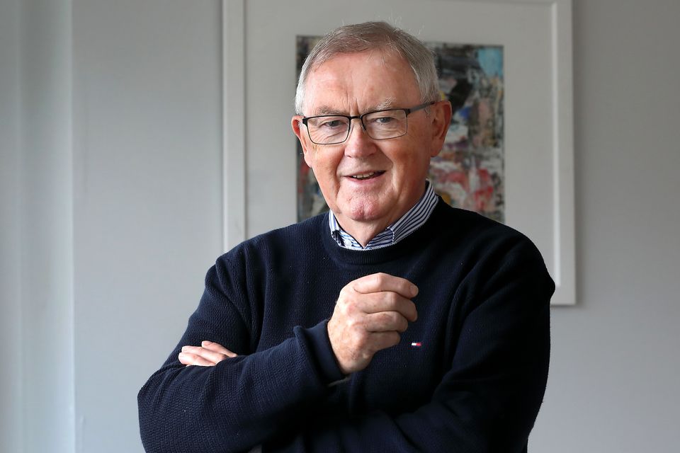 Sean O'Rourke at home in Killiney, Co Dublin. Photo: Frank McGrath