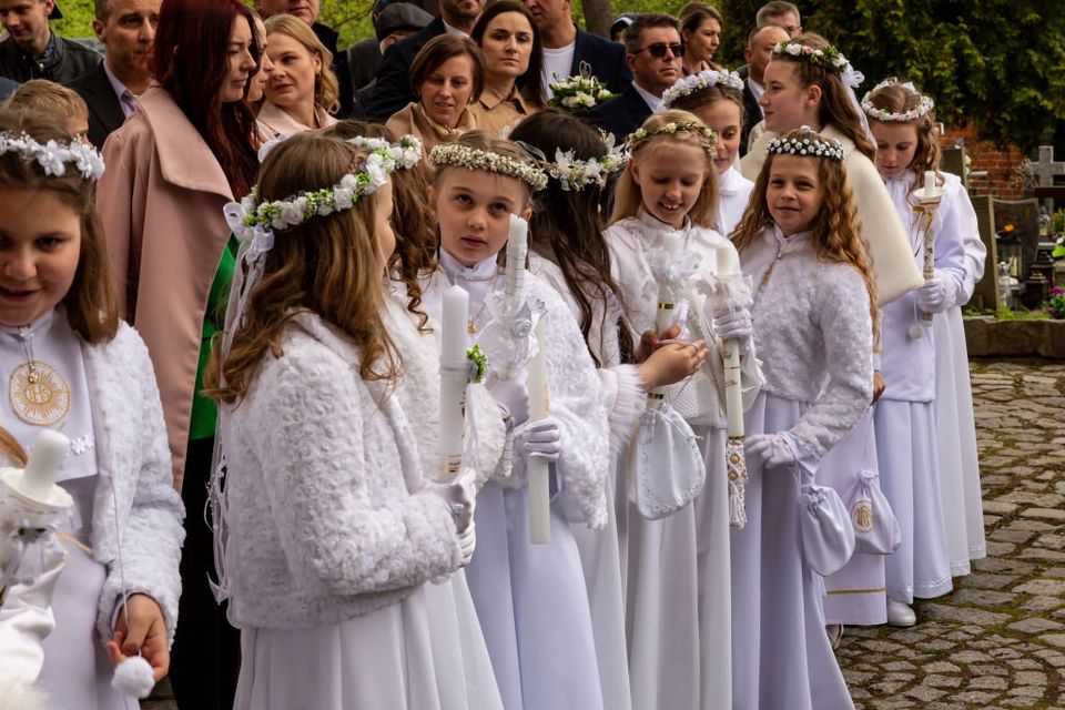 First communion is a big day, on so many levels. Photo: Getty