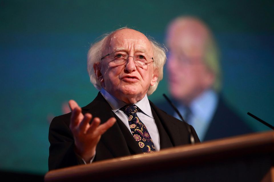 President Michael D Higgins talked about Ireland’s ‘positive neutrality’ in a newspaper article, but his comparison to Lithuania was flawed. Photo: Frank McGrath