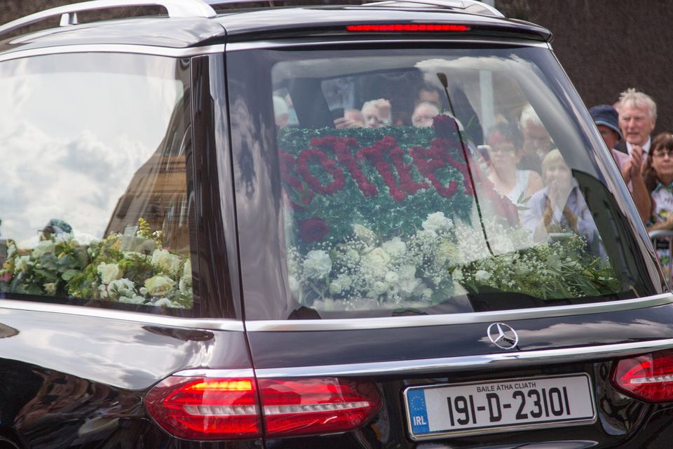 The funeral of Brendan Grace in the Liberties 
(Photo: Mark Condren)