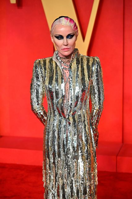 Daphne Guinness attending the Vanity Fair Oscar Party held at the Wallis Annenberg Center for the Performing Arts in Beverly Hills, Los Angeles
